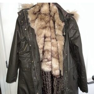 New York & Company Faux Fur Coat